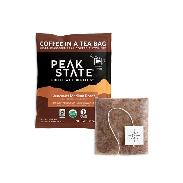 Coffee in a Tea Bag - Single Serve Coffee Brew Bags - Compostable Pack & Bag