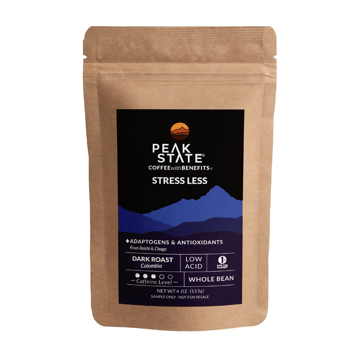 Sample our STRESS LESS Colombia Dark Roast