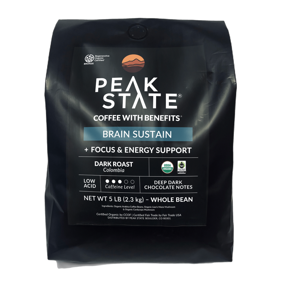 BRAIN SUSTAIN Colombia Dark Roast W/ Lion's Mane