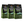 Load image into Gallery viewer, Three bags of Peak State Coffee with Benefits Calm Descent coffee in dark green and black packaging, arranged side-by-side on a white background.
