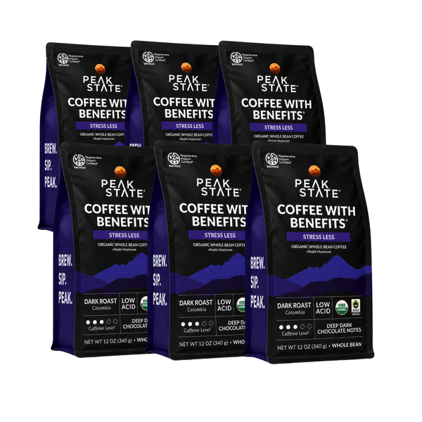 Peak State Stress Less coffee 6-pack bundle
