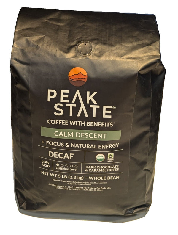 Calm Descent Swiss Water Process Decaf - 5 Pound Bag